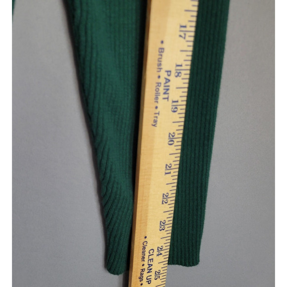 Karen Scott Ribbed Pullover Sweater Womens XXL Green V-Neck Long Sleeves - Picture 7 of 9